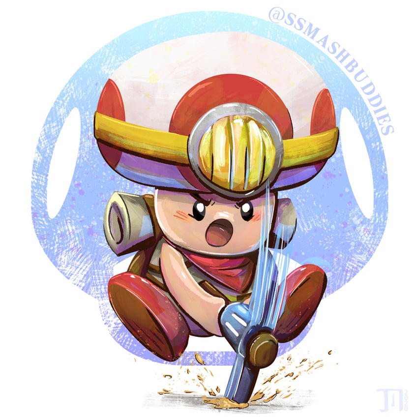 toad and captain toad (mario and 1 more) drawn by jmarme