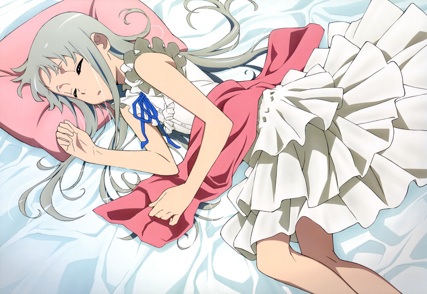 honma meiko (ano hi mita hana no namae wo bokutachi wa mada shiranai. and 1 more) drawn by torii_takafumi