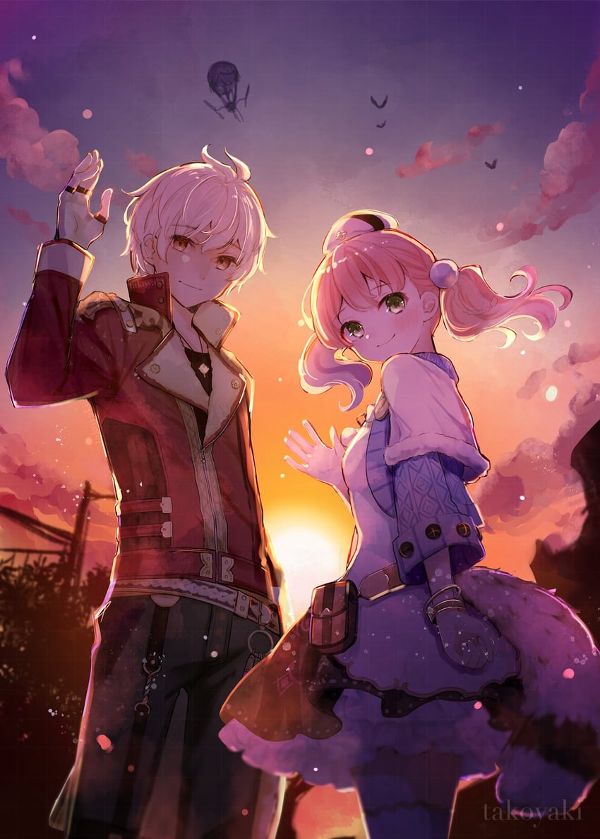 escha malier and logix ficsario (atelier and 1 more) drawn by hitoba