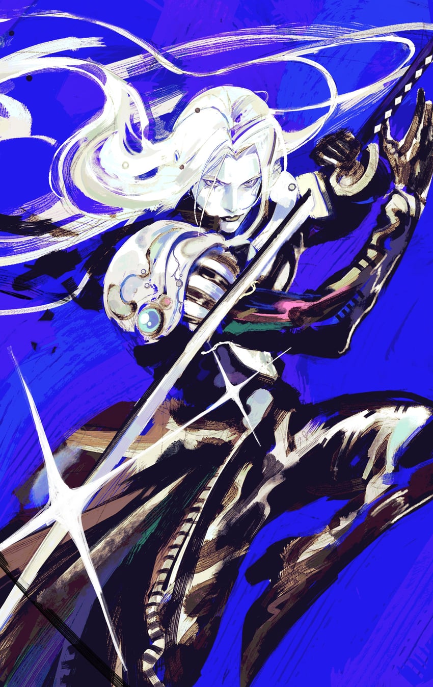 sephiroth (final fantasy and 1 more) drawn by rexpo