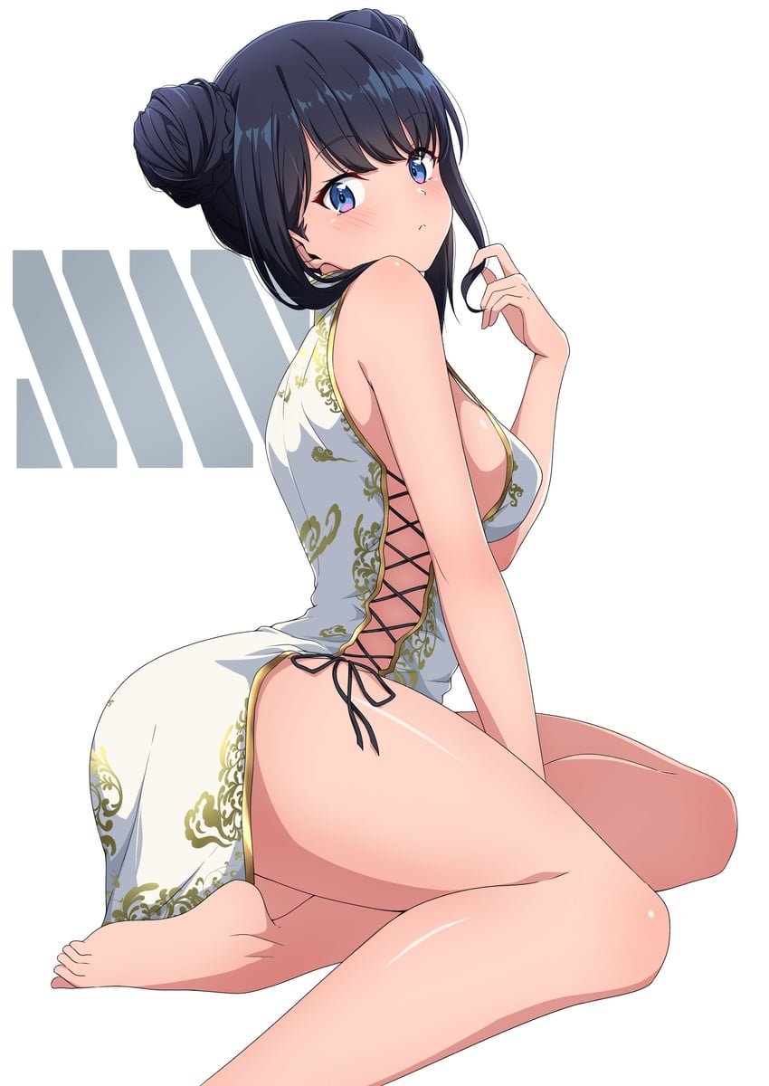 takarada rikka (gridman universe and 1 more) drawn by nishizuki_shino
