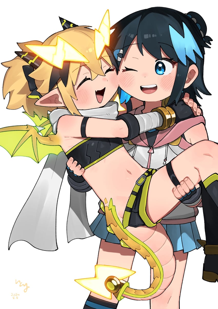san-chan and sorano minori (original and 1 more) drawn by itoriyo