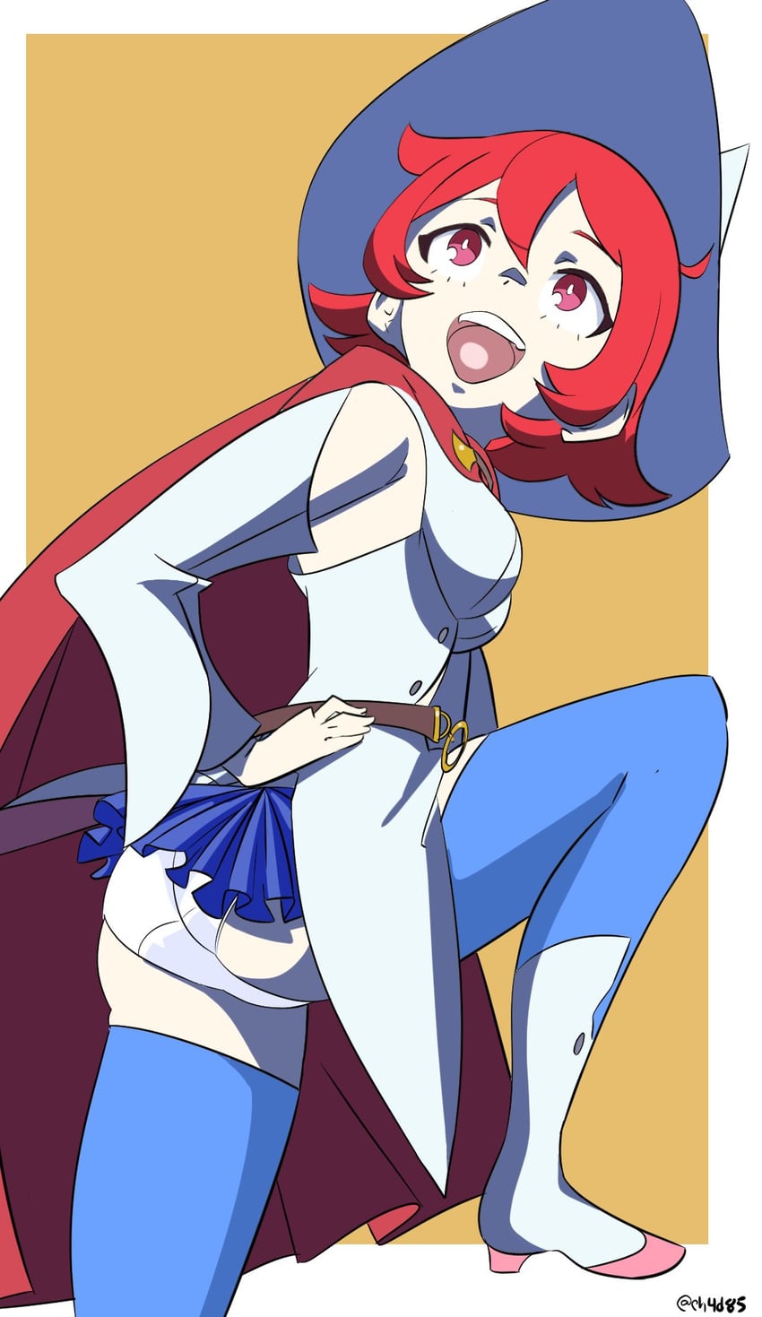 ursula charistes and shiny chariot (little witch academia) drawn by chadgarciaburg