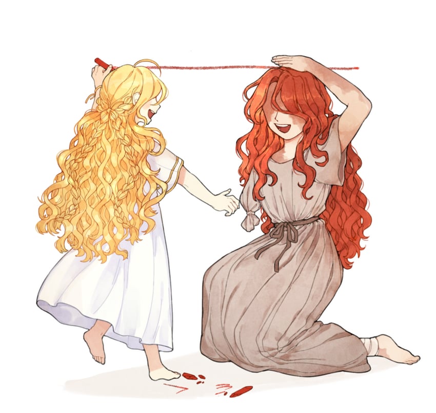 malenia blade of miquella and miquella (elden ring) drawn by donar0217