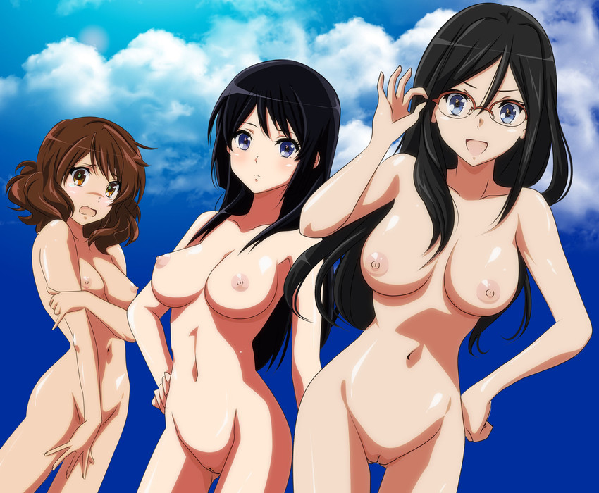 oumae kumiko, kousaka reina, and tanaka asuka (hibike! euphonium) drawn by gentoku