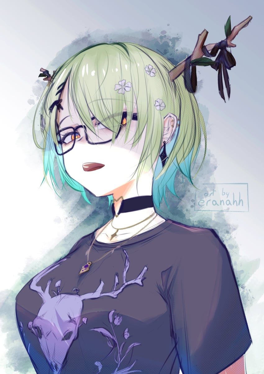 ceres fauna (hololive and 1 more) drawn by eranahh