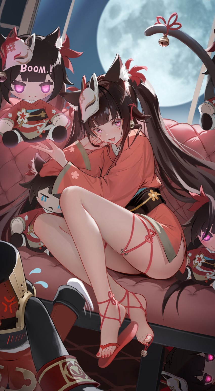 pom-pom and sparkle (honkai and 1 more) drawn by ttkaki