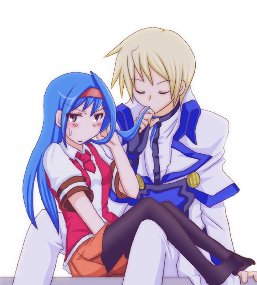 ky kiske and tsuzura saki (guilty gear and 2 more)