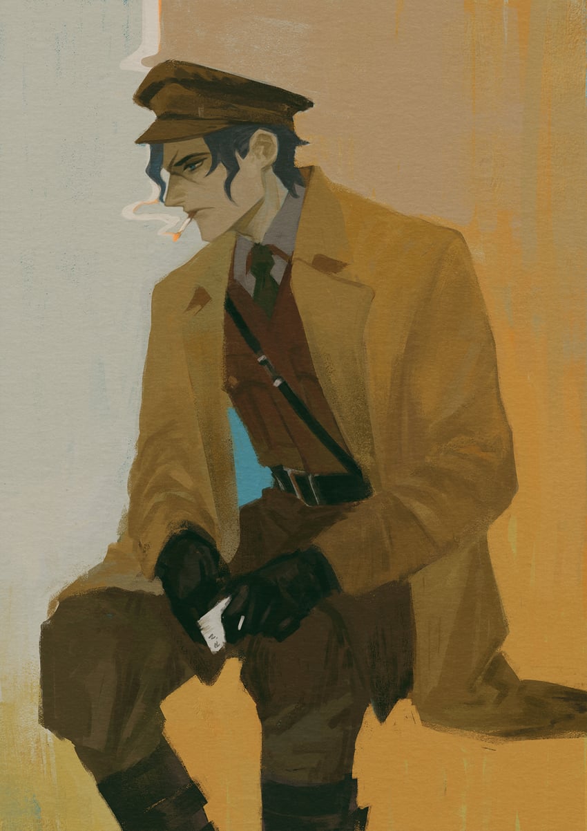barok van zieks (ace attorney and 1 more) drawn by raycrodu_h
