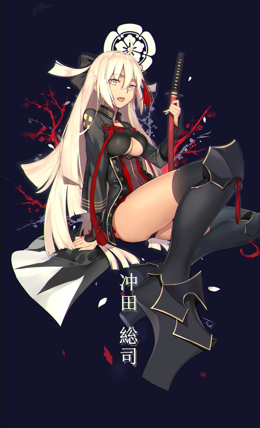 okita souji and okita souji alter (fate and 1 more) drawn by virtu.al