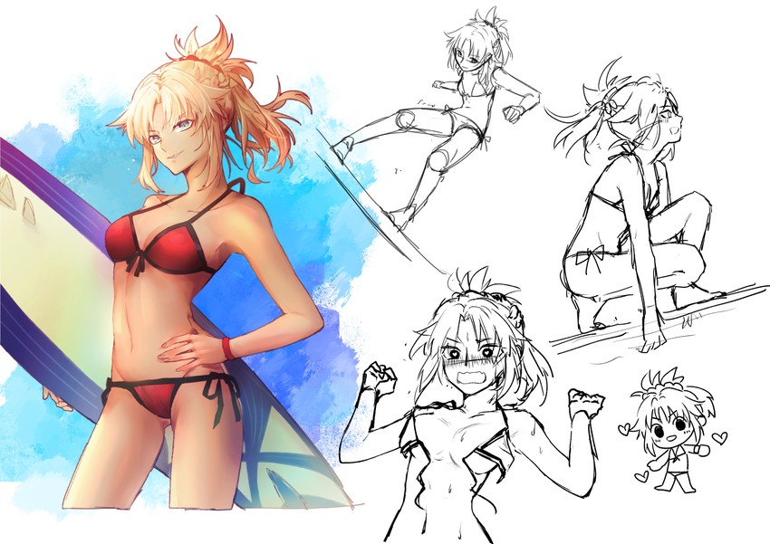 mordred (fate and 1 more) drawn by dogdogwanwan
