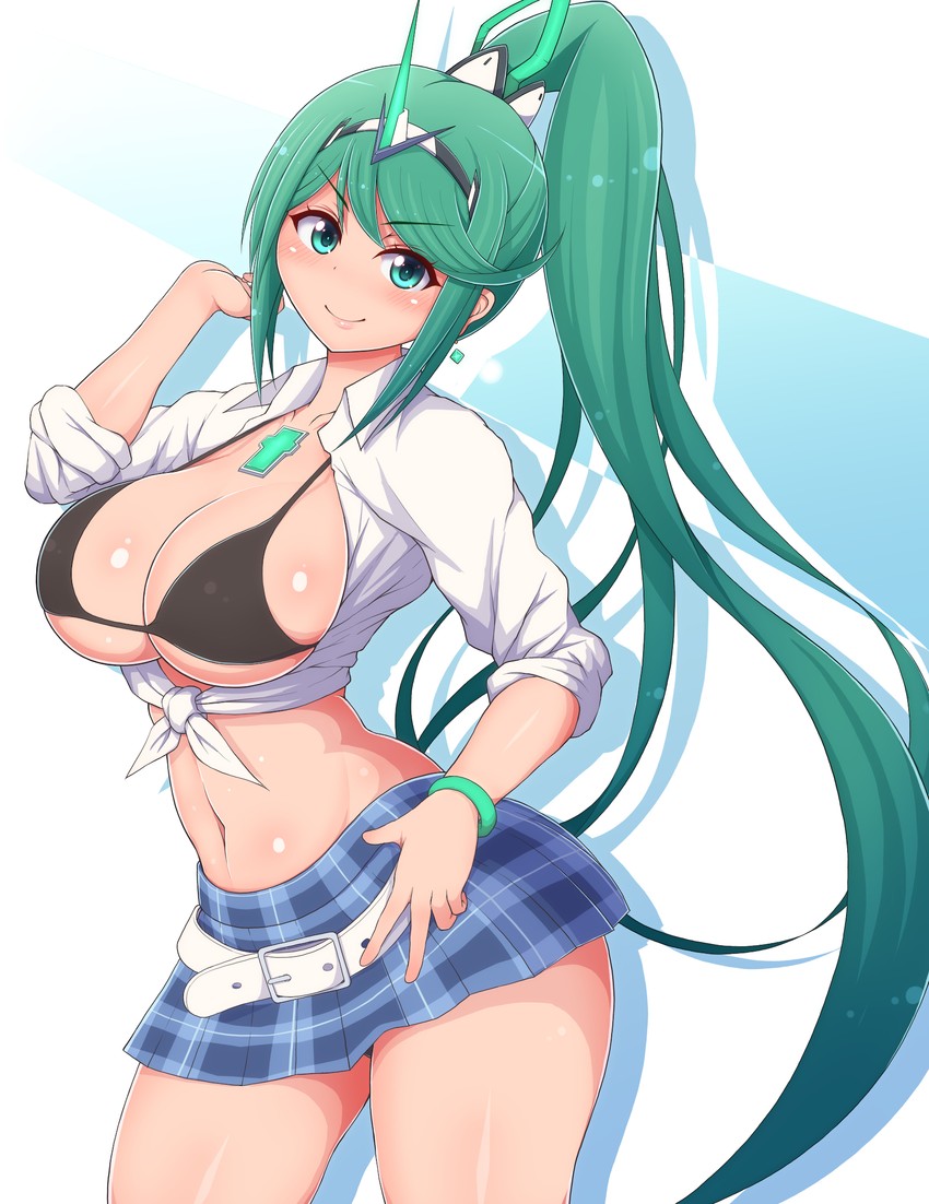 pneuma (xenoblade chronicles and 1 more) drawn by ponponmaru