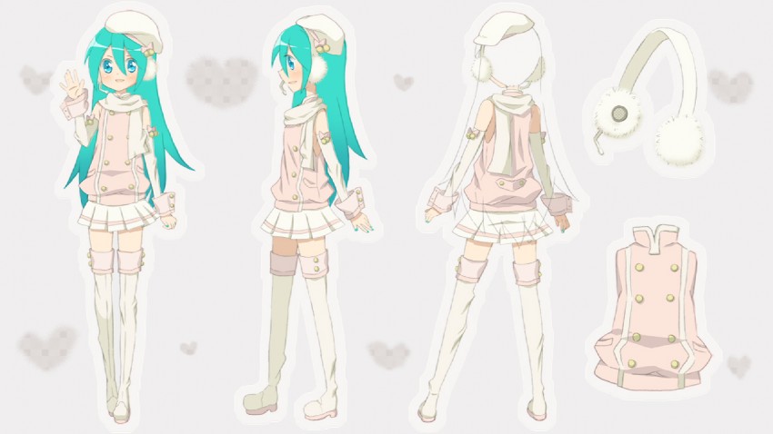 hatsune miku (vocaloid and 3 more) drawn by ichigai_hano