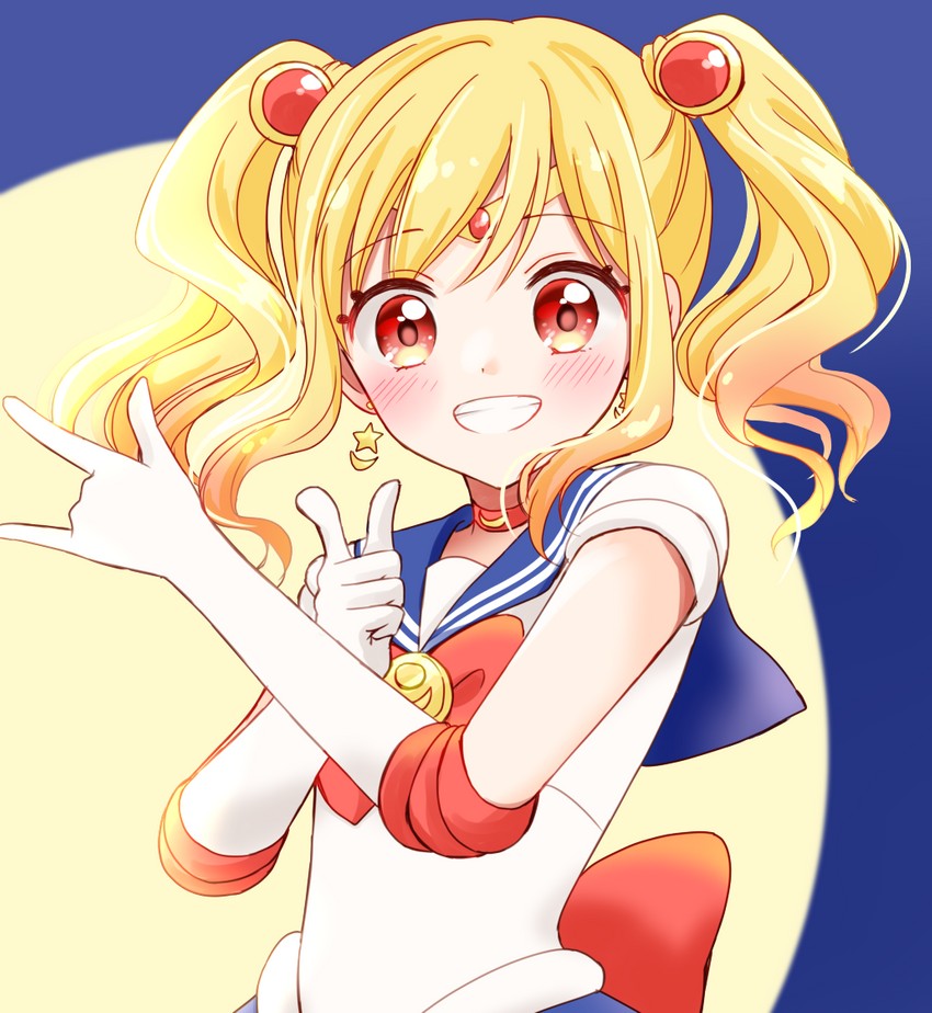 sailor moon and nijino yume (bishoujo senshi sailor moon and 2 more) drawn by tiramisu651