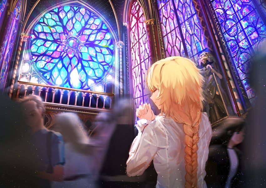 jeanne d'arc (fate and 1 more) drawn by gagmoo