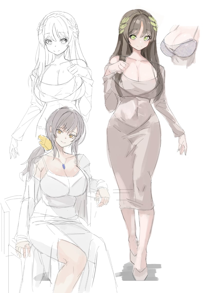 gweon sua and dr. nadja (black survival and 1 more) drawn by rehu_(astd5787)