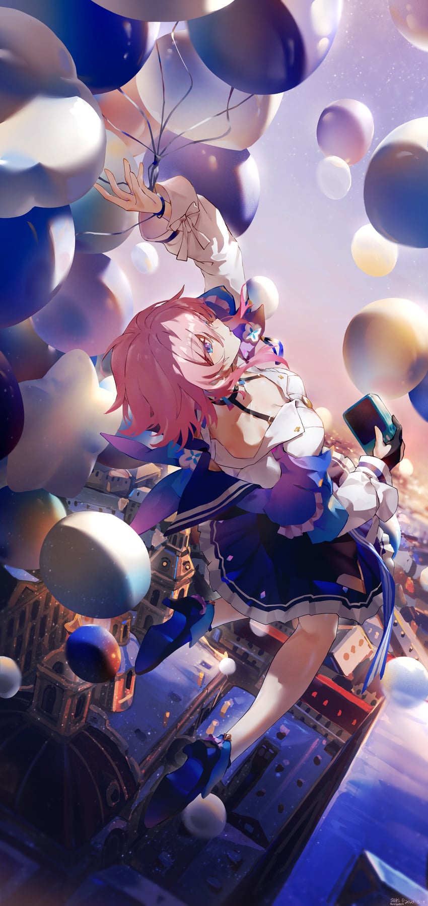 march 7th (honkai and 1 more) drawn by swkl:d