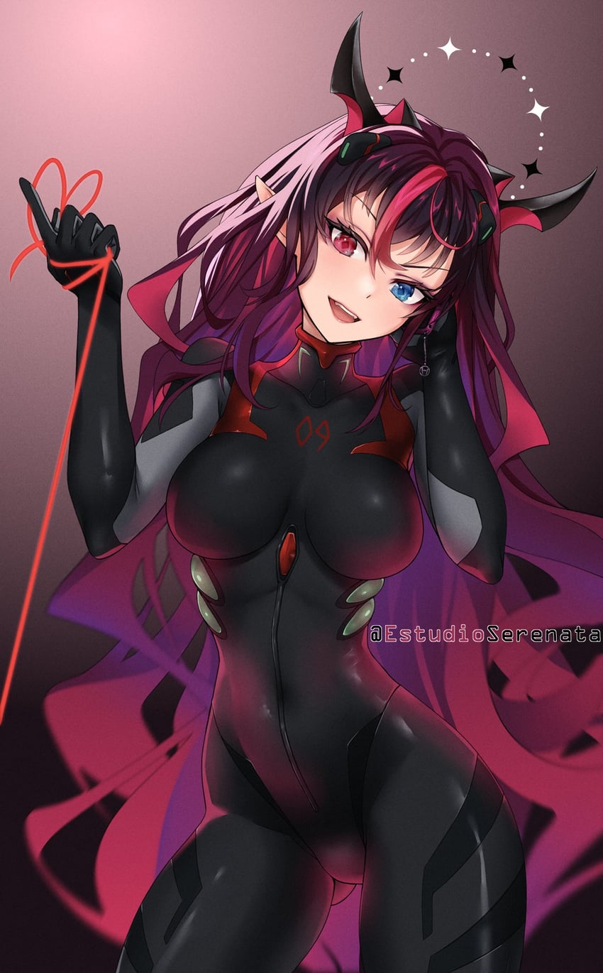 ayanami rei and irys (hololive and 4 more) drawn by sereneandsilent