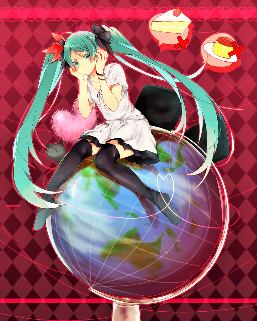 hatsune miku (vocaloid and 1 more) drawn by umigumo_yuuna