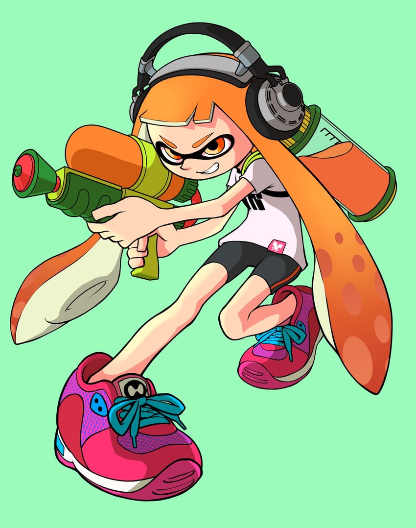 inkling player character, inkling girl, and kaori (splatoon and 1 more) drawn by xdies_ds