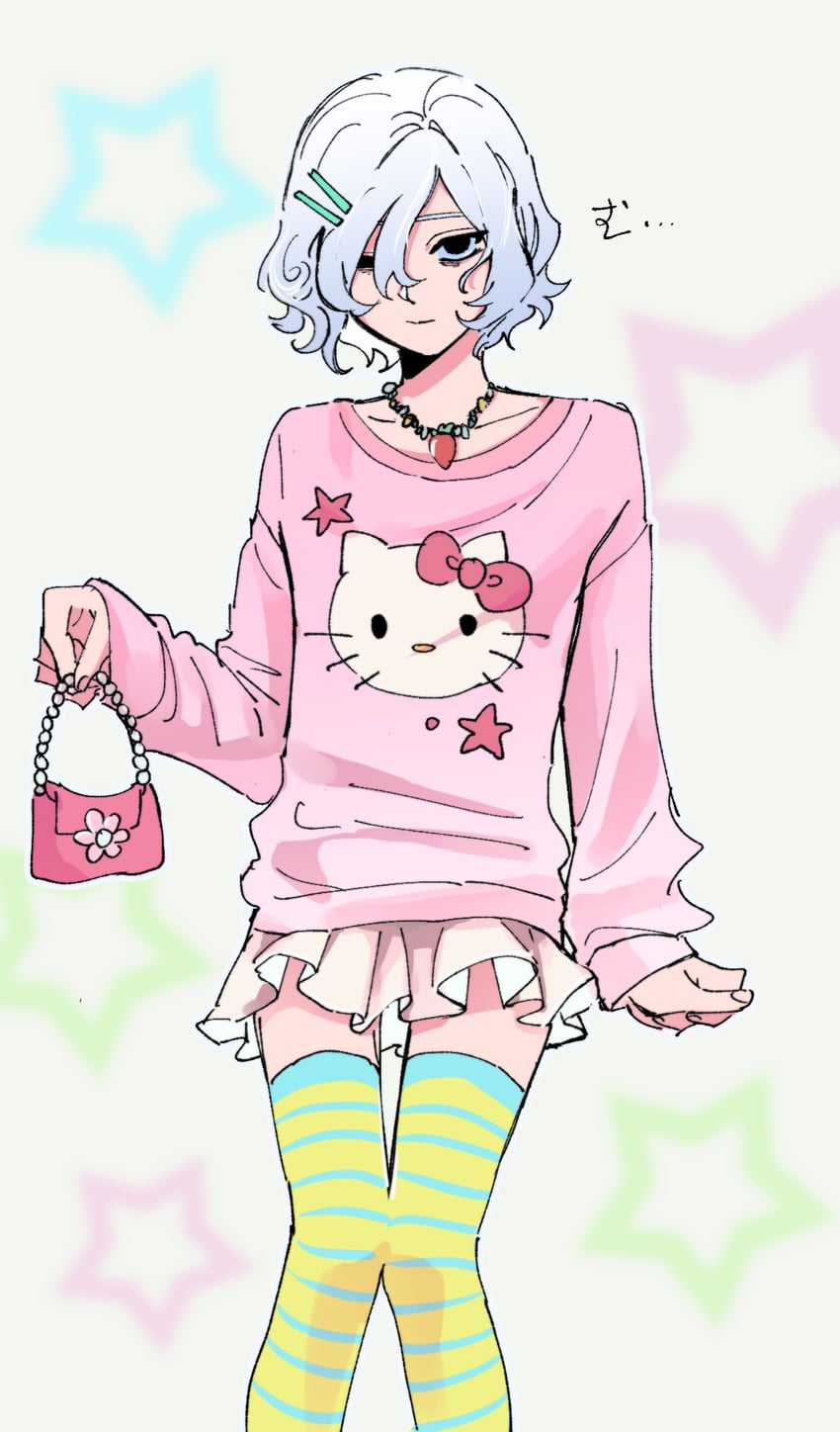mithrun and hello kitty (dungeon meshi and 2 more) drawn by zo_na