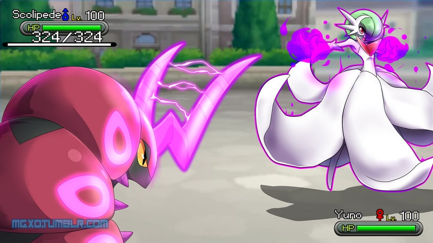 gardevoir, mega gardevoir, and scolipede (pokemon and 1 more) drawn by mgx0