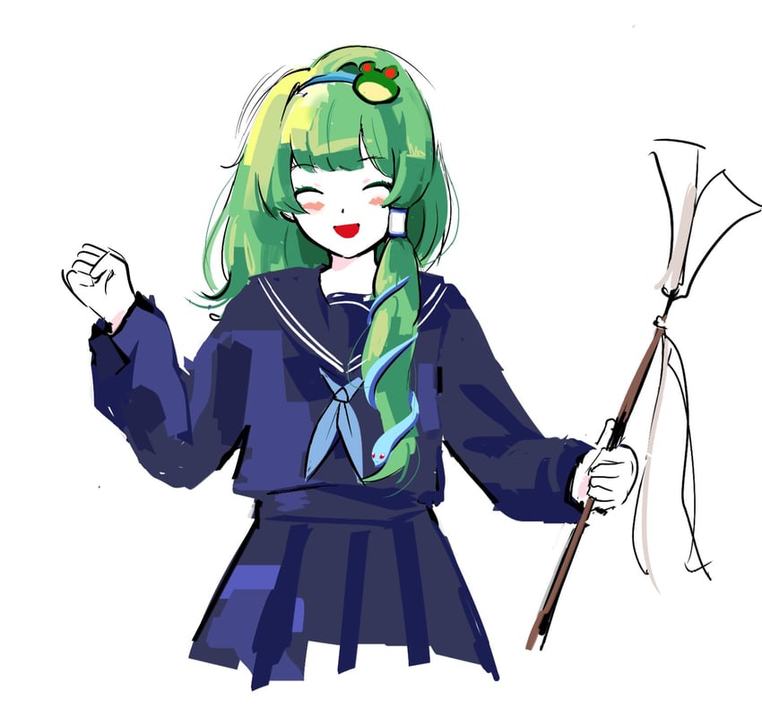 kochiya sanae (touhou and 1 more) drawn by himuhino