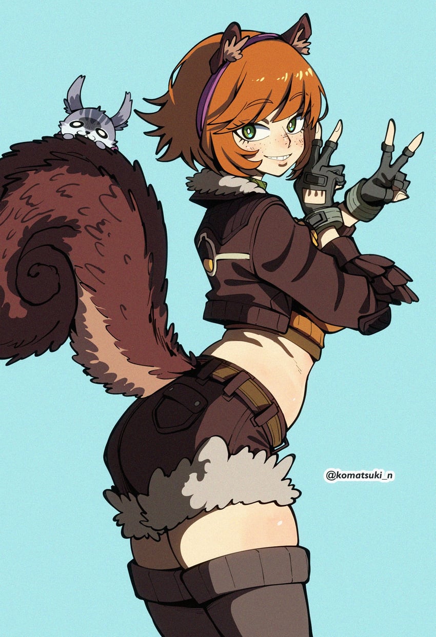 squirrel girl and tippy-toe (marvel and 1 more) drawn by komatsuki_n