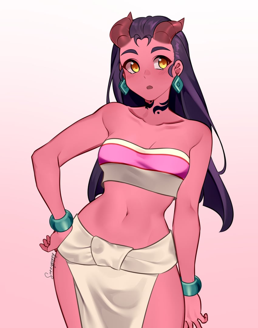 chel and dahlia (original and 4 more) drawn by sunnypoppy