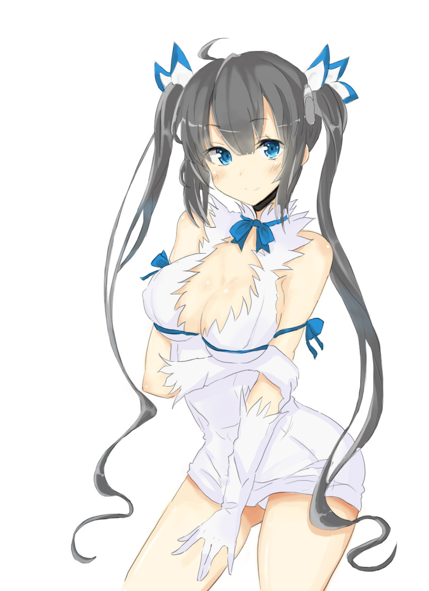hestia (dungeon ni deai wo motomeru no wa machigatteiru darou ka) drawn by siraele
