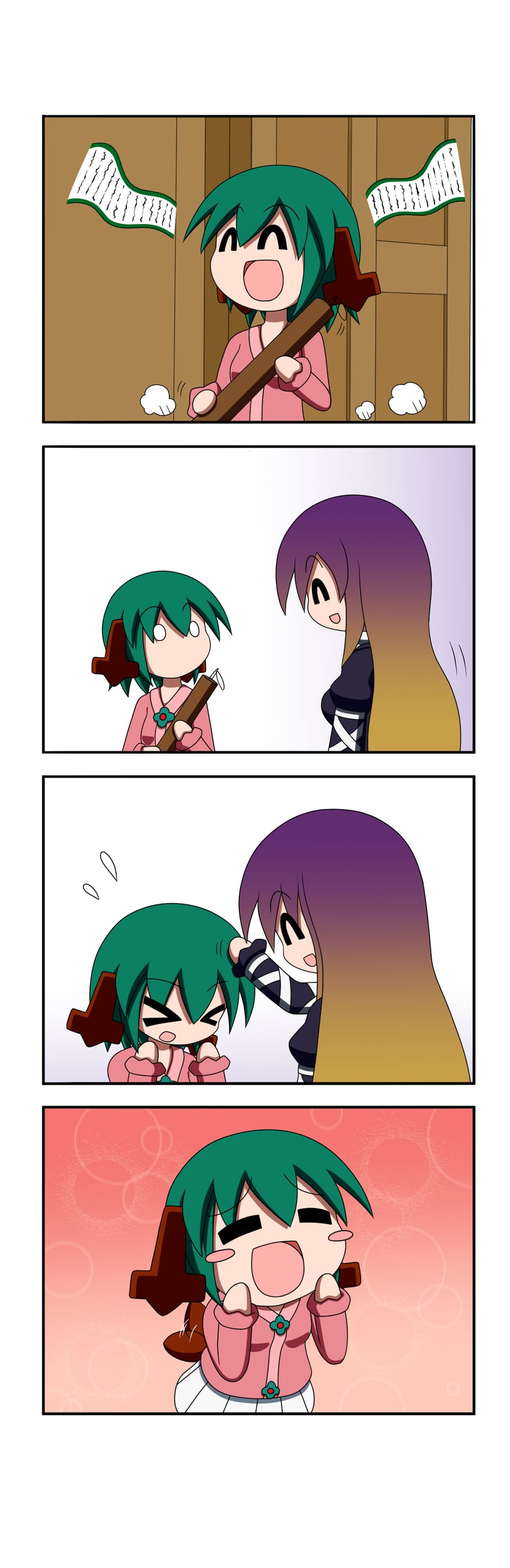 hijiri byakuren and kasodani kyouko (touhou) drawn by rakugaki-biyori