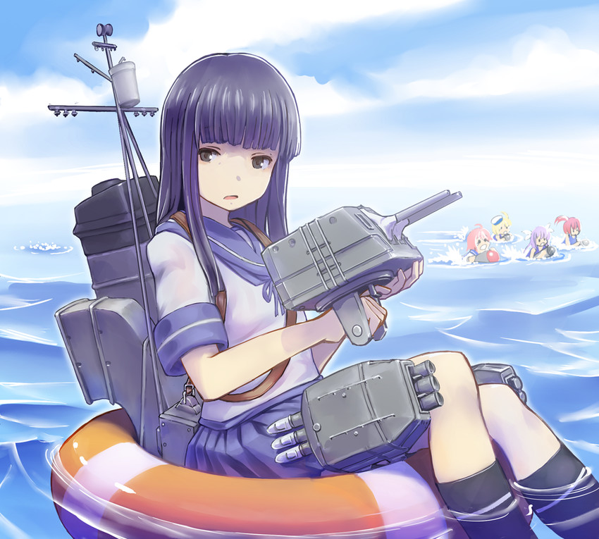 i-19, i-58, hatsuyuki, i-8, and i-168 (kantai collection) drawn by limlim_(limlimfa)