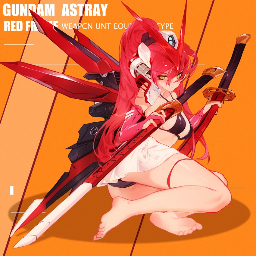 gundam astray red frame (gundam and 2 more) drawn by grandia_lee