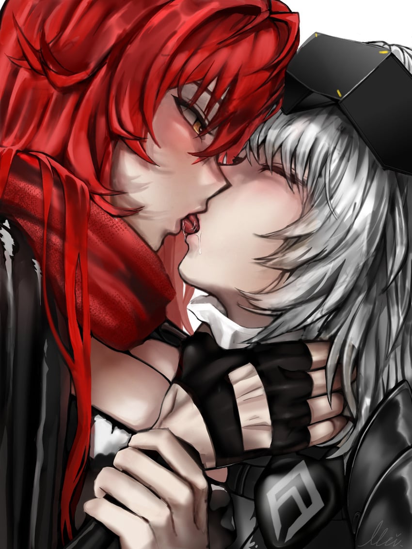 red hood and snow white (goddess of victory: nikke) drawn by m3iyingguo