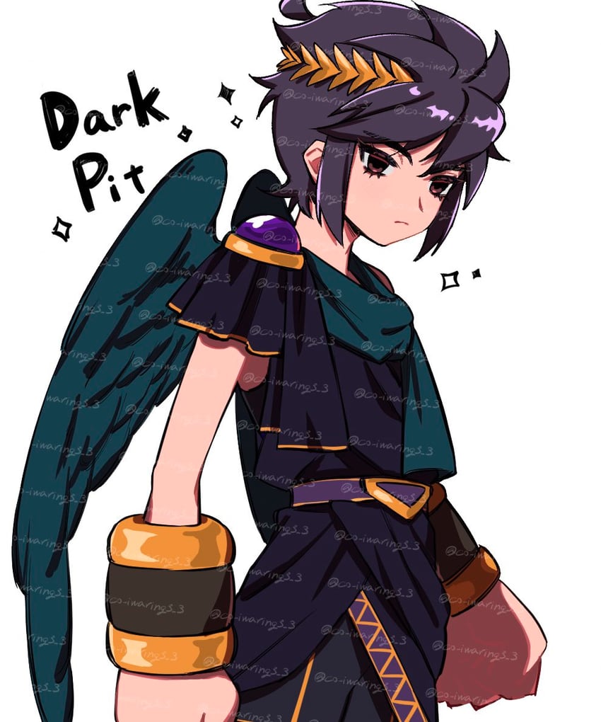 dark pit (kid icarus and 1 more) drawn by ko_iwari_ngo