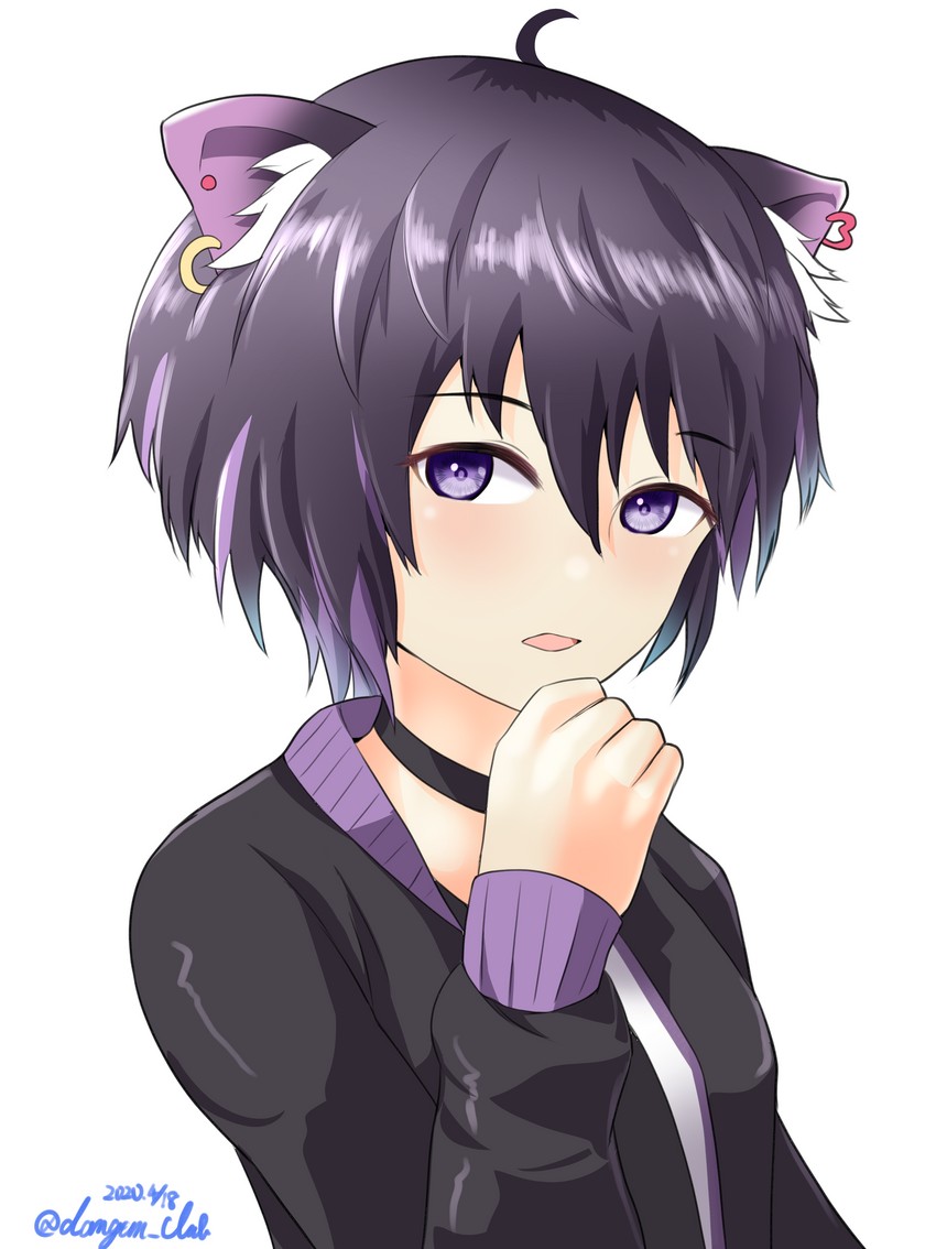 haibara akane (nanashi inc. and 1 more) drawn by dangan_kurabu