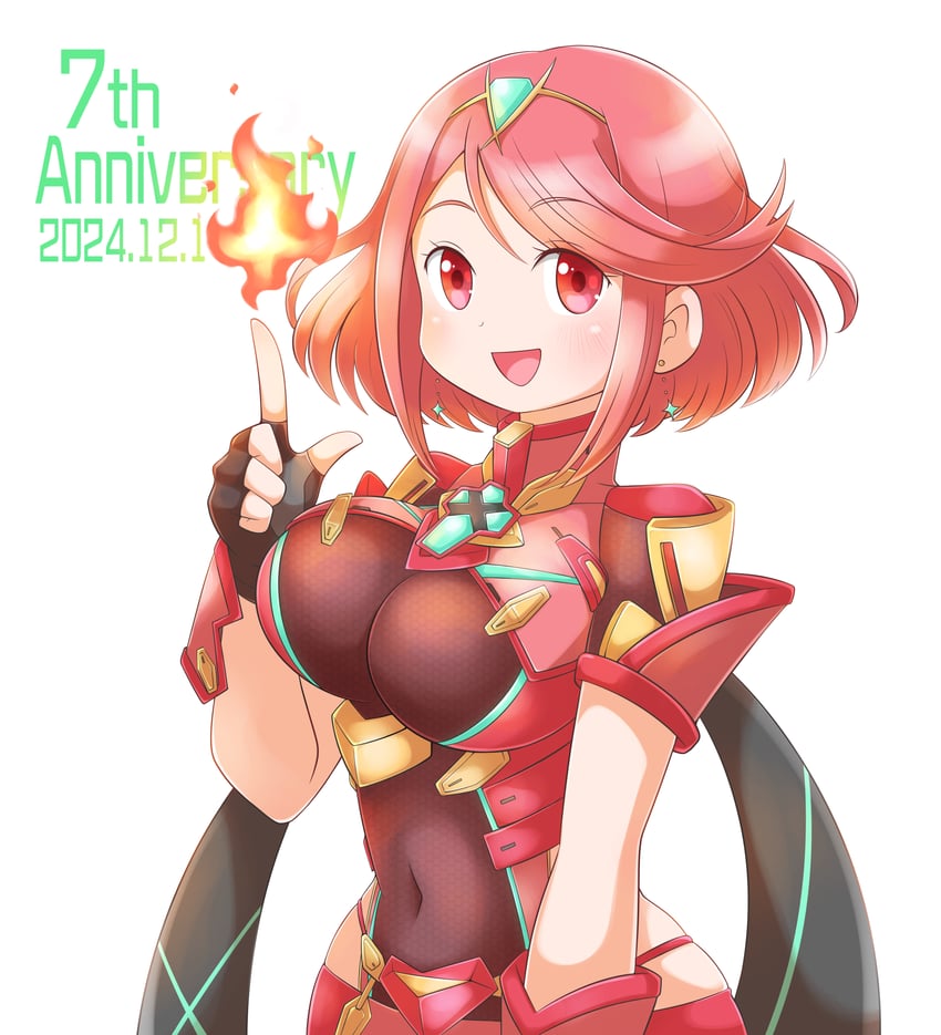 pyra (xenoblade chronicles and 1 more) drawn by aogaeru_(pixiv46613656)