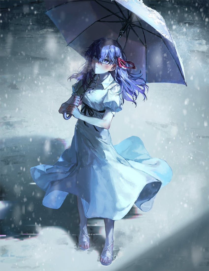 matou sakura (fate and 2 more) drawn by quasarcake