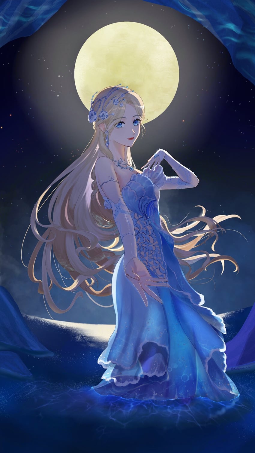 whispers of waves (nikki and 1 more) drawn by kohanai_setsuna