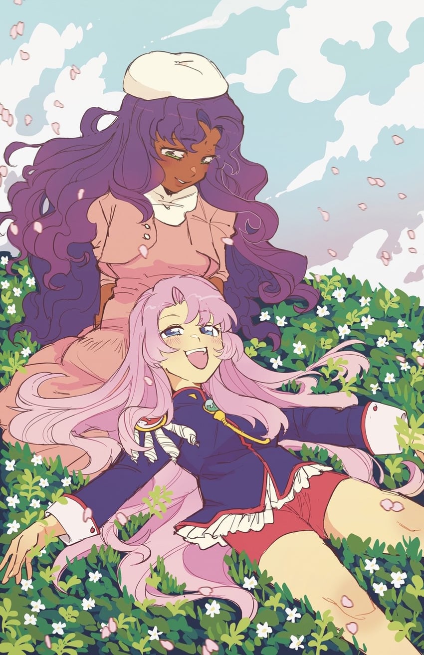 tenjou utena and himemiya anthy (shoujo kakumei utena) drawn by tokimekiwaku