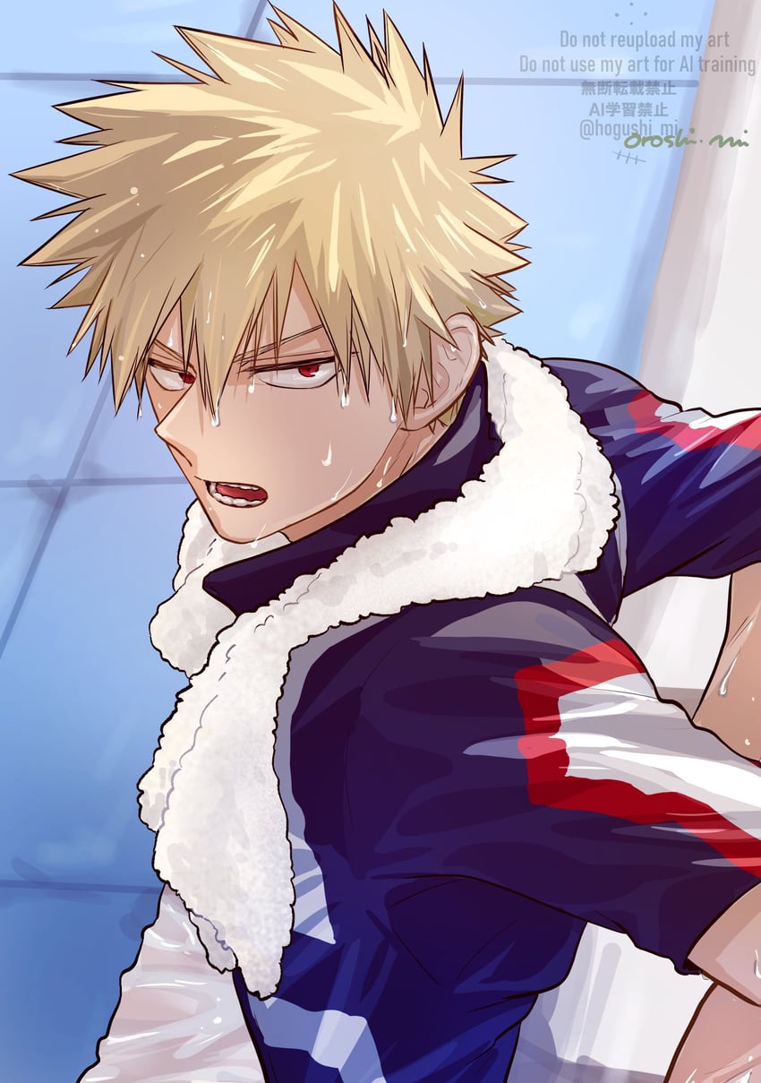 bakugou katsuki (boku no hero academia) drawn by oroshi_mi