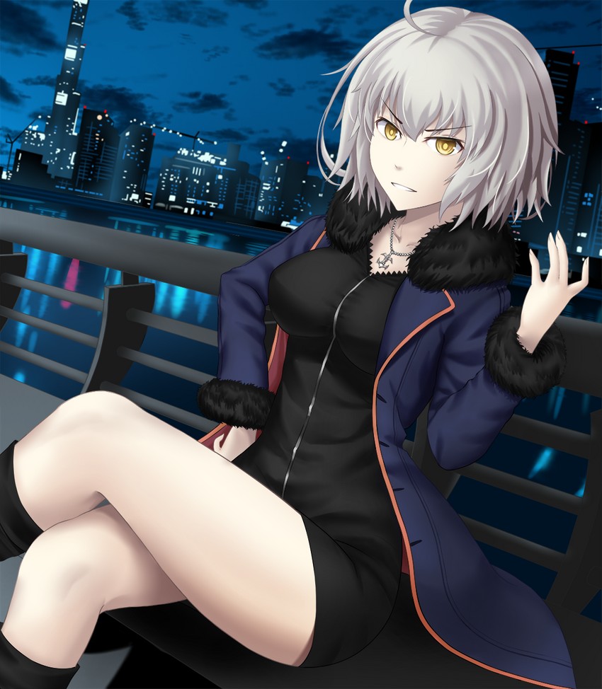 jeanne d'arc alter (fate and 1 more) drawn by nihnfinite8