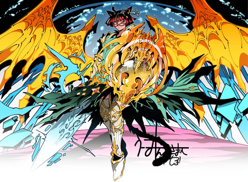 warrior of light (final fantasy and 1 more) drawn by kafun