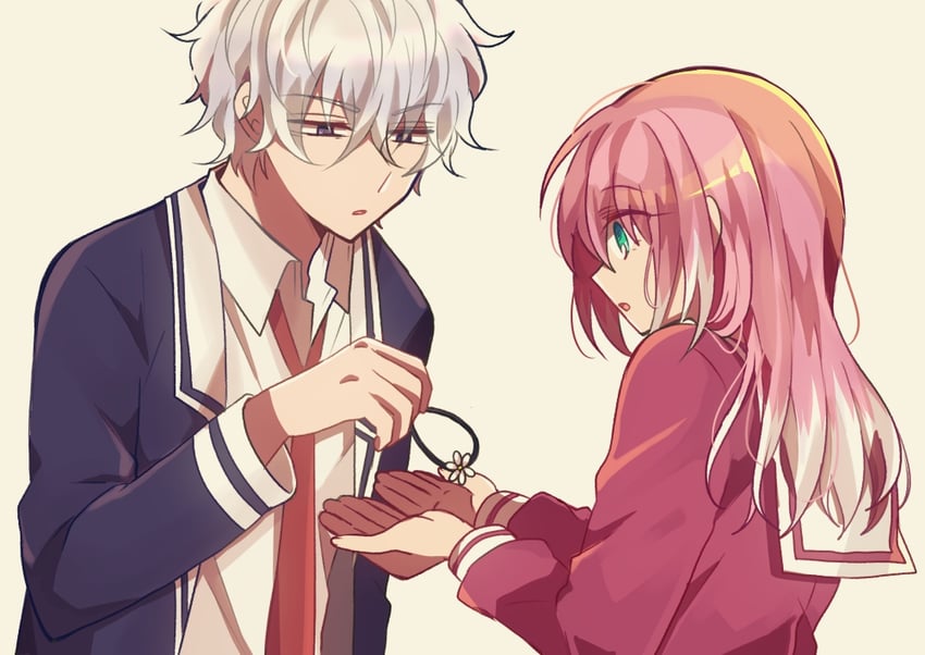 hiiragi nana and onodera kyouya (munou na nana) drawn by yukisa
