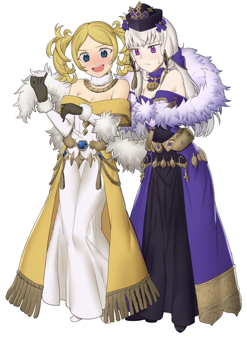 lysithea von ordelia and lissa (fire emblem and 3 more) drawn by ebinku