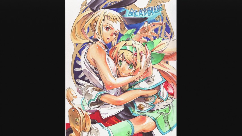 rachel alucard and platinum the trinity (blazblue) drawn by ishiwatari_daisuke