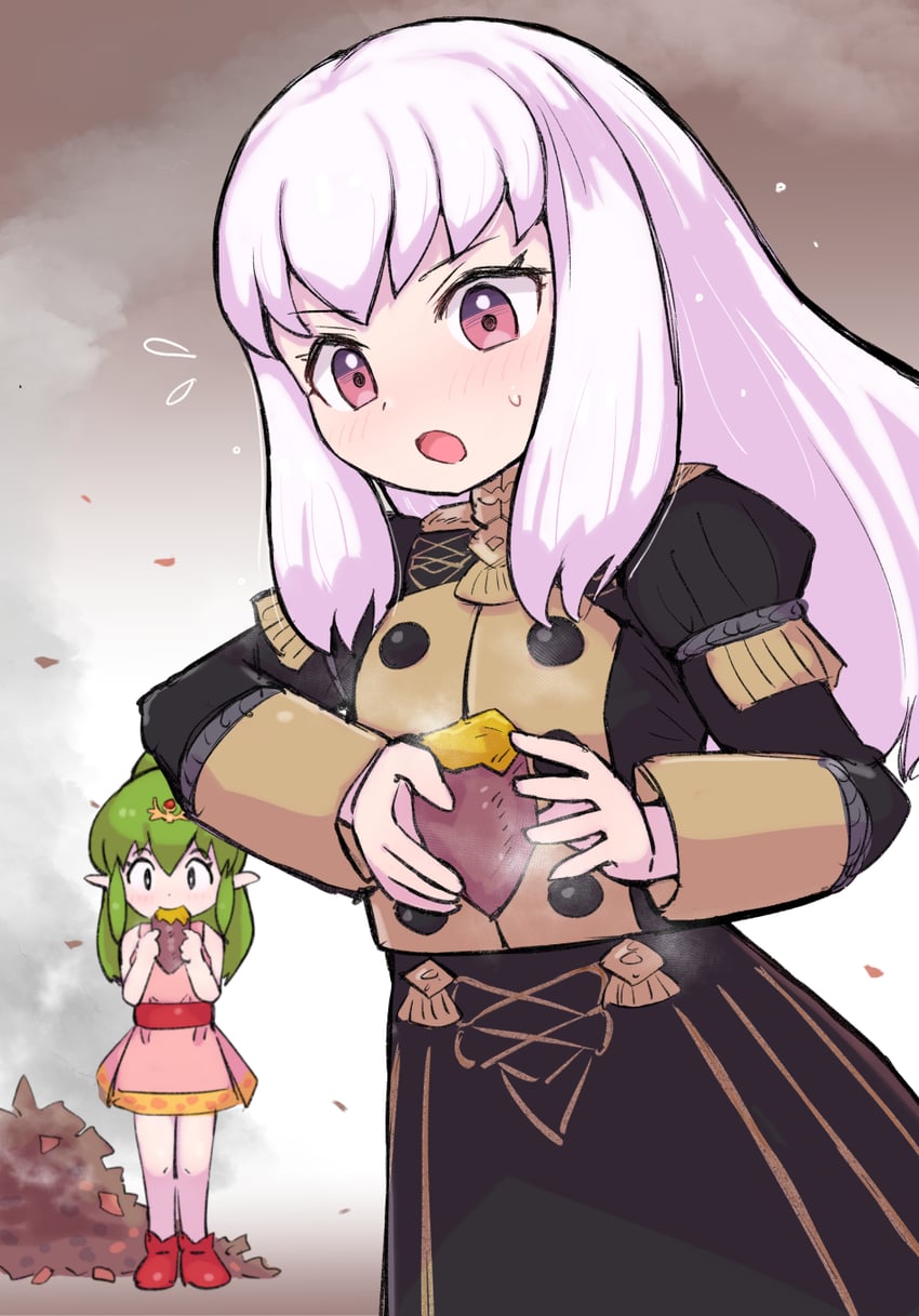 lysithea von ordelia and tiki (fire emblem and 2 more) drawn by kutabireta_neko