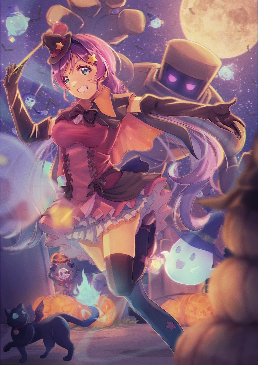 tojo nozomi (love live! and 1 more) drawn by macken666
