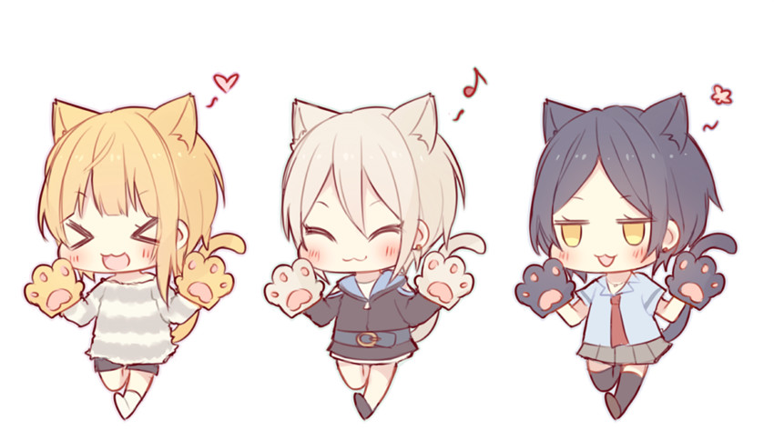 hayami kanade, miyamoto frederica, and shiomi syuko (idolmaster and 1 more) drawn by kvlen