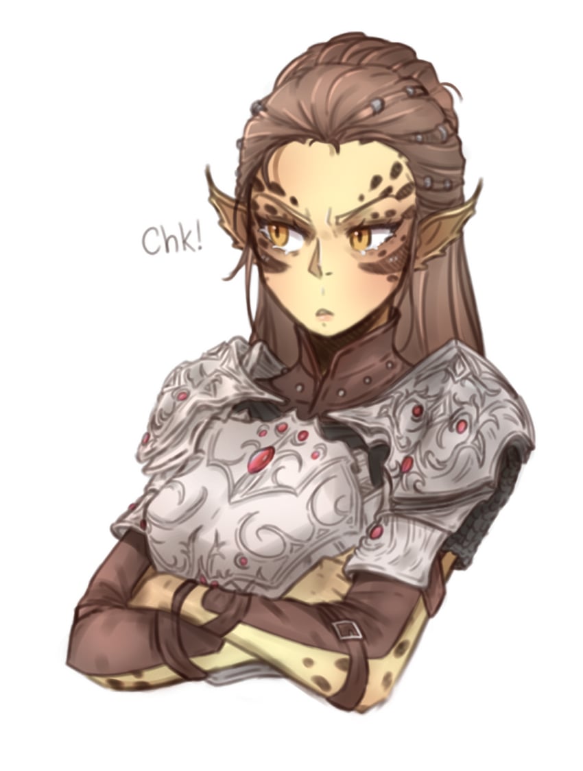 lae'zel (dungeons & dragons and 2 more) drawn by yammisan